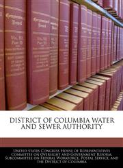 DISTRICT OF COLUMBIA WATER AND SEWER AUTHORITY,1240540779,9781240540778