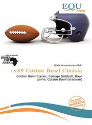1989 Cotton Bowl Classic,6136876590,9786136876597