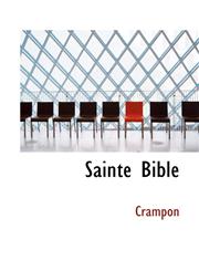 Sainte Bible,1117779408,9781117779409