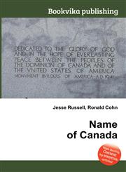 Name of Canada,5512515438,9785512515433