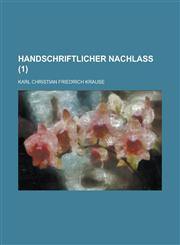 Handschriftlicher Nachlass (1),1234146622,9781234146627