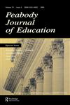 Assessing Teacher, Classroom, and School Effects A Special Issue of the Peabody Journal of Education,0805895248,9780805895247