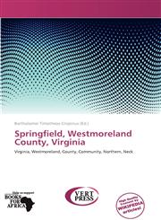 Springfield, Westmoreland County, Virginia,6138986938,9786138986935
