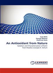 An Antioxidant from Nature,383837794X,9783838377940