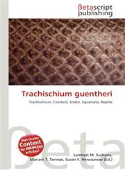 Trachischium guentheri,6135198300,9786135198300