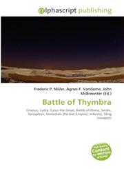 Battle of Thymbra,613073638X,9786130736385
