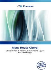 Mena House Oberoi,6135667807,9786135667806