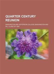 Quarter Century Reunion,1151515698,9781151515698