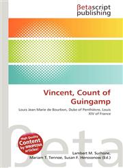 Vincent, Count of Guingamp,6134483915,9786134483919