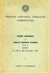 Indian Central Tobacco Committee Second Conference of Tobacco Research Workers - Held at Anand on 17th and 18th December - 1959 (Summary of Proceedings)