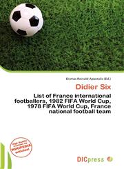 Didier Six,6137015238,9786137015230