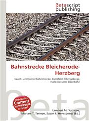 Bahnstrecke Bleicherode-Herzberg,6134400580,9786134400589