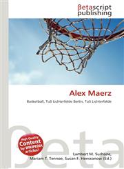 Alex Maerz,6133638621,9786133638624