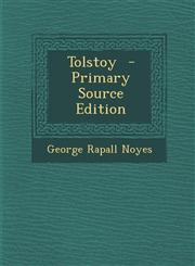 Tolstoy  - Primary Source Edition,1293344672,9781293344675