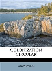 Colonization circular,1175574422,9781175574428