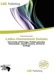 Latke-Hamantash Debate,6201921273,9786201921276