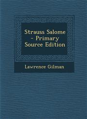 Strauss Salome - Primary Source Edition,1289600317,9781289600310