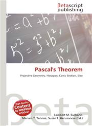 Pascal's Theorem,6133422572,9786133422575