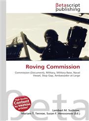 Roving Commission,6130556985,9786130556983