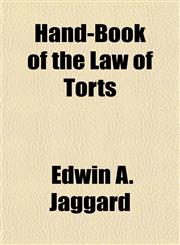 Hand-Book of the Law of Torts,1154926850,9781154926859