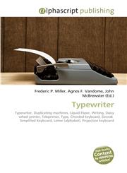 Typewriter,6130077459,9786130077457
