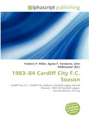 1983-84 Cardiff City F.C. Season,6135501984,9786135501988