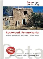 Rockwood, Pennsylvania,613644481X,9786136444819