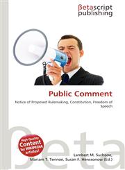Public Comment,6134773301,9786134773300