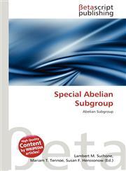 Special Abelian Subgroup,6136405229,9786136405223