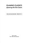 Flaming Classics Queering the Film Canon,041592345X,9780415923453