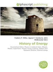 History of Energy,613075082X,9786130750824