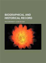 Biographical and historical record,1458824276,9781458824271