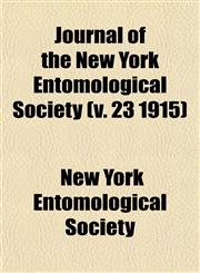 Journal of the New York Entomological Society (v. 23 1915),1152990489,9781152990487