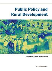 Public Policy and Rural Development,8126916931,9788126916931