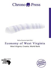 Economy of West Virginia,6138410734,9786138410737