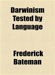 Darwinism Tested by Language,1154677044,9781154677041