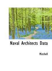 Naval Architects Data,1110879989,9781110879984