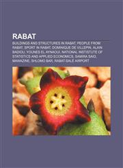 Rabat Buildings and structures in Rabat, People from Rabat, Sport in Rabat, Dominique de Villepin, Alain Badiou, Younes El Aynaoui,1156577071,9781156577073
