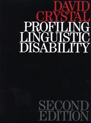 Profiling Linguistic Disability 2nd Edition,1870332938,9781870332934