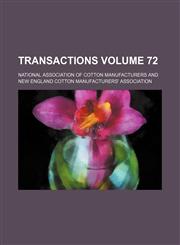 Transactions Volume 72,1152853295,9781152853294