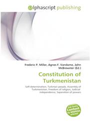 Constitution of Turkmenistan,6134167835,9786134167833