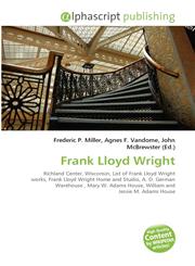 Frank Lloyd Wright,6130059051,9786130059057