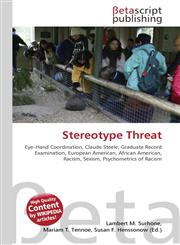 Stereotype Threat,6130313373,9786130313371