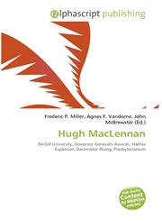 Hugh MacLennan,6134367737,9786134367738