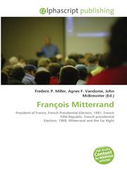 François Mitterrand,6130041144,9786130041144