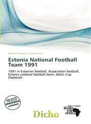 Estonia National Football Team 1991,6201273808,9786201273801