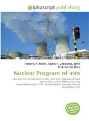 Nuclear Program of Iran,6130004052,9786130004057