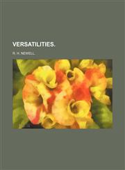 Versatilities.,1151107794,9781151107794
