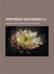 Vortrage Und Reden (1),1235150372,9781235150371