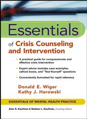 Essentials of Crisis Counseling and Intervention,0471417556,9780471417552